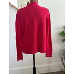 kim rogers Vintage Womens Christmas Cardigan Sweater Floral Embellished Beads Photo 2