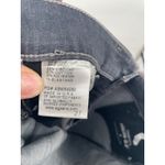 AG Adriano Goldschmied Farrah Skinny Ankle Jeans Metallic Foil Silver Size 27 Photo 4