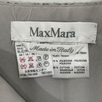 Max Mara Lace Pencil Skirt Gray Made in Italy Sheath Knee Length Size 14 Photo 3