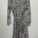 Banana Republic  Women's Jersey Stretch Cheetah Print Long Sleeve Wrap Dress Photo 5