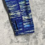 Under Armour  1/4 Zip Top Women HeatGear‎ Fitted Thumb Holes Blue Athletic Medium Photo 5