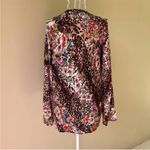 Alberto Makali  Leopard Floral Mixed Print Luxe Cardigan Medium Photo 2