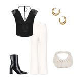 Free People NWT  Lacey In Love Cami in Black Size L Photo 6