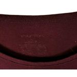 Xhilartion Medium burgundy Red Long sleeve Tee shirt 31k Photo 5