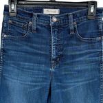 Madewell SZ 26 Jeans 10" High-Rise Skinny Zip-Fly Stretch Pockets Whiskered Blue Photo 1