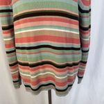 Kate Hill  Sweater Women Plus 2X Crewneck Pullover Cable Knit Stripes Pima Cotton Photo 2