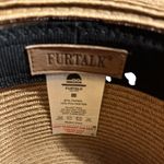 FURTALK Womens Summer Straw Sun Hat with Wind Lanyard UPF 80+ Photo 4