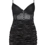 For Love & Lemons Corset Floral Satin Rouched Mini Dress Size Small Photo 0