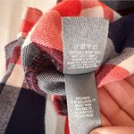 Aerie Plaid Flannel Button Front One Piece Pajama Romper Red Blue sz XL Photo 7