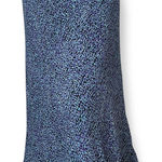 Vintage Midi Skirt Abstract Dots Layered Elastic Feminine Flirty Eclectic Rayon‎ Purple Size 6 Photo 0