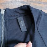 Y.A.S. • Cisley V Neck A Line Dress black cap sleeve lbd fit & flare ASOS Photo 4