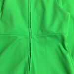 60s Vintage Handmade Lime Green Wide Leg Flare Jumpsuit Medium Photo 8