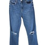 Harper Heritage  Womens Jeans High Rise Straight Distressed Medium Wash 27 Photo 0