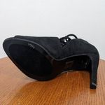 Cape Robbin  Faux Suede Black Strappy Heels Size 8.5 Sexy Strappy Suede Heels Photo 3