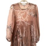 Zimmermann  Gossamer Bamboo Silk Maxi Dress Tan Sz 1 (US 6)‎ Photo 3