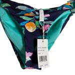 La Blanca Sunshine Navy Peach Halter Fruit Floral 2 Piece Bikini Swimsuit Set 8 Photo 5