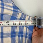 Bit & Bridle  3X plus size cotton blend button down lightweight plaid top Photo 4