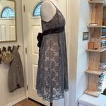 Mystic Y2k vintage lace overlay babydoll tie back dress Photo 9