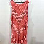 Ava & Viv  orange and white a-line dress size 4X Photo 3