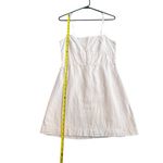 Sunday Best Women’s M Quaint Linen & Organic Cotton Mini Dress Light Pink Summer Size M Photo 8