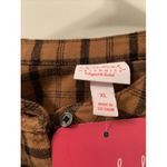 Isabel Maternity by Ingrid & Isabel Top Women's Size XL Brown Flannel Shirt Photo 3