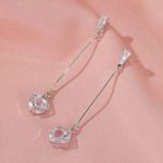 Boutique BRAND NEW-STERLING RHINESTONE DROP EARRINGS Absolutely stunning!! Photo 0