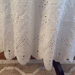 ZARA NEW White Eyelet Maxi Dress Open Back Large Photo 5