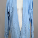 Ideology  Women's Soft Blue Open-Front Blazer Photo 0