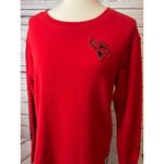 Victoria's Secret 5th & Ocean Illinois State ISU Redbirds Small Sweatshirt Sequin Photo 1