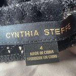 Cynthia Steffe  Black Velvet Lace Dress Photo 4