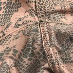 easel  Snakeskin Print Distressed Pants‎ Skinny, Raw Hem, Cotton Women's Large Photo 3