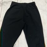 ZARA  trafaluc black pants with yellow line cropped dress pants Photo 4