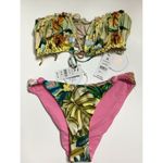 PilyQ New. /PQ oasis ruched reversible bikini. L-top/M-bottom. Retails $156 Photo 10
