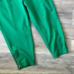 Eloquii NEW  green cropped pants w/‎ ankle zipper Photo 1