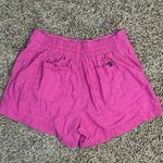 Gap  Linen Blend Pink High Waist Shorts Women's XS  4 Pocket Pull‎ On Photo 1
