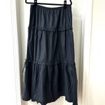 Monki NWT  Black Tiered Maxi Skirt with Ruffle Details, Size M Photo 12