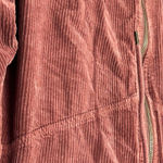 American Eagle  Corduroy Cropped Bomber Jacket Brown/Rust Size Medium Photo 8