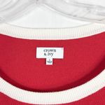 Crown & Ivy Crown Ivy Large Sweater Top Red Penguin Knit Christmas Ugly Long Sleeve 1016 Photo 5