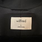 Aritzia  WILFRED Solaina Open Front Black Blazer size Large Photo 6