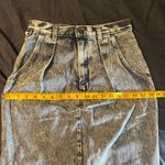 Candie's Vintage 80s Acid Wash High Waist Pleated Pencil Skirt 7/8 Photo 7