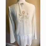 Bebe {} Embroidered Peasant Blouse Photo 1