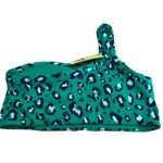 All In Motion  Women's Green Leopard Print Asymmetrical Sports Bra - Medium - NWT Photo 3