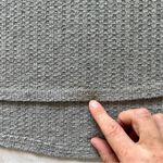 Chaser  Womens Gray Waffle Knit Thermal Top Button Long Sleeve Tunic Top … Photo 6