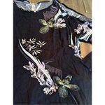 Free People clear skies asymmetrical cold shoulder mini dress tunic size xs flor Photo 2