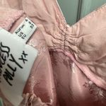 Princess Polly Iyana Pink Satin Dress Size 0 Ruching Mini Slip Photo 3