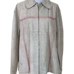 VINTAGE Virginia Slims Pink Suede Jacket Size XXL Photo 0