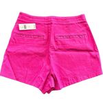 Anthropologie NWT Maeve 6 high rise bright pink shorts Photo 1