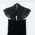 L'Agence ‎ Black Velvet Halter Jumpsuit Size 2 Photo 7