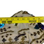 Maya Petite Women's Romper Beaded Sequins Floral Deep V Photo 8