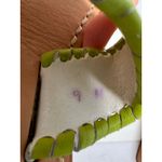 Jack Rogers Blue and Green Heeled Whip Stitch Leather Sandals 9 Photo 8